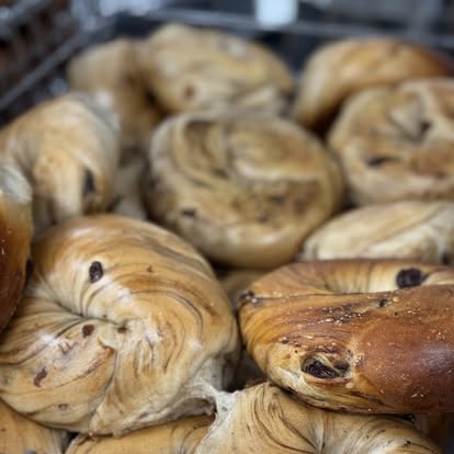 Fresh Cinnamon Swirl Pastries at BB's Bagels Alpharetta - Hand-Made Daily