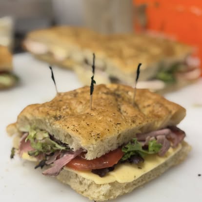 Fresh Club Sandwich at BB's Bagels - Lunch in Alpharetta GA