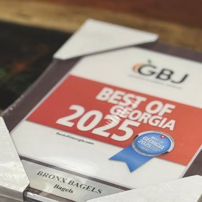 BB's Bagels Best of Georgia 2025 Award - Top Bagels in Alpharetta